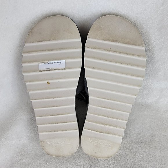 Koolaburra By UGG Women's Fuzz'n II Grey Faux Fur Sling Back Sandals Size 7 - Picture 5 of 7